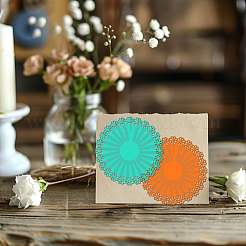 Lace Flower Carbon Steel Cutting Dies Stencils&nbsp;DIY-WH0309-2249