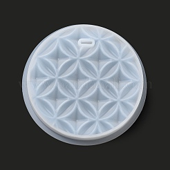 DIY Embossed Flower Pattern Pendant Silicone Molds&nbsp;DIY-G079-01A