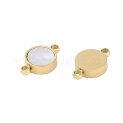 Natural Shell Connector Charms&nbsp;STAS-P366-24A-G