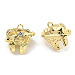 Rack Plating Alloy Resin Pendants&nbsp;PALLOY-K010-32G-02