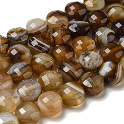 Natural Banded Agate Beads Strands&nbsp;G-K351-A09-02
