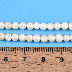 Natural Cultured Freshwater Pearl Beads Strands&nbsp;PEAR-N013-04F