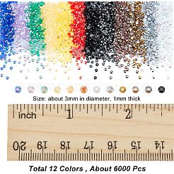 2 Boxes 2 Colors Pointed Back Resin Rhinestone Cabochons&nbsp;MRMJ-OC0003-04