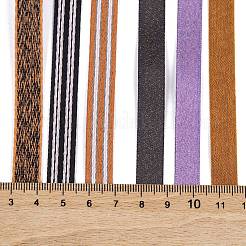 18Pcs 6 Styles Halloween Polyester & Polycotton Ribbons Sets&nbsp;SRIB-A015-03B-01