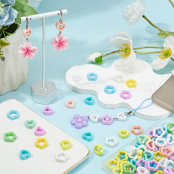 100Pcs 2 Styles Acrylic Bead Frame&nbsp;OACR-SP0001-74