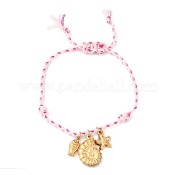 304 Stainless Steel Charm Bracelets&nbsp;BJEW-D369-02G