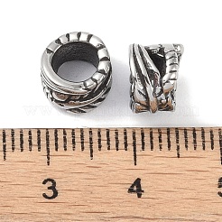 316 Surgical Stainless Steel European Beads&nbsp;STAS-P362-08AS-01