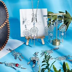 12Pcs 6 Colors Zinc Alloy Big Pendants&nbsp;FIND-NB0002-37