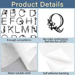 PVA Water-soluble Embroidery Aid Drawing Sketch&nbsp;DIY-WH0514-005