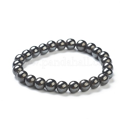 Synthetic Non-magnetic Hematite Beaded Stretch Bracelets&nbsp;BJEW-D446-C-22