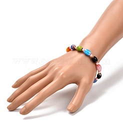 Cute Candy Color Beads Stretch Bracelet for Teen Girl Women&nbsp;BJEW-JB06935