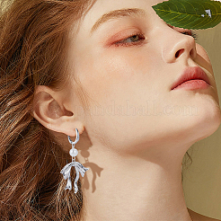 10Pcs Brass Hoop Earring Findings&nbsp;KK-BBC0013-88