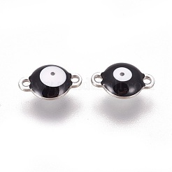 304 Stainless Steel Enamel Links connectors&nbsp;LS-STAS-F206-02P-C05