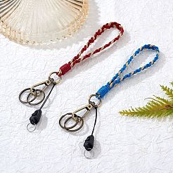 2Pcs Boho Macrame Wristlet Keychain Keying&nbsp;KEYC-SW00004-07