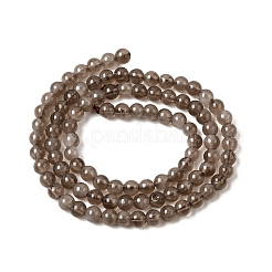 Natural Smoky Quartz Beads Strands&nbsp;G-B167-A09-4mm