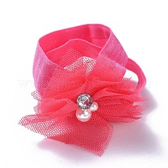Elastic Polyester Baby Footbands for Girls&nbsp;OHAR-MSMC001-04