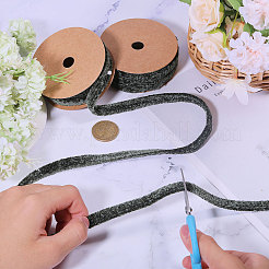Polyester Chenille Ribbon&nbsp;OCOR-WH0097-36C