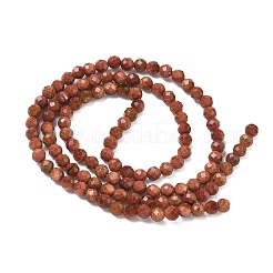 Synthetic Goldstone Beads Strands&nbsp;G-C263-A01-3mm