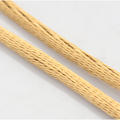 Round Nylon Satin Rattail Cord&nbsp;X-NWIR-O001-A-19