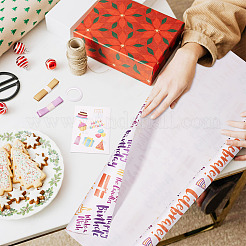 Word Happy Birthday Pattern Gift Wrapping Paper Sets&nbsp;DIY-TAC0020-49