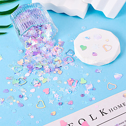 100G Plastic Sequins Beads&nbsp;PVC-TA0001-04C