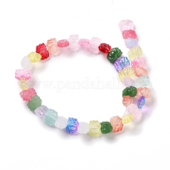 Transparent Glass Beads Strands&nbsp;GLAA-F114-01A