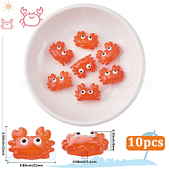 10Pcs Glass Enamel Beads&nbsp;LAMP-PA0001-44C