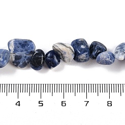 Natural Sodalite Nuggets Beads Strands&nbsp;G-B125-A18-01