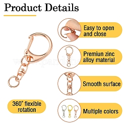 Iron Split Key Rings&nbsp;LS-FIND-YWC0008-01G