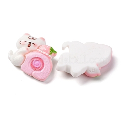 Cat Theme Opaque Resin Cabochons&nbsp;CRES-Z010-01E