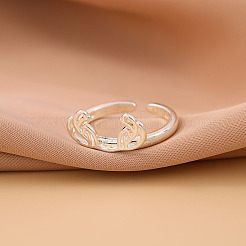 Brass Cuff Open Rings for Women&nbsp;WG9A7A9-01