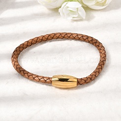 Adjustable Imitation Cord Bracelets for Women Men&nbsp;BJEW-F532-01G