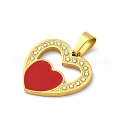304 Stainless Steel Enamel Pendants&nbsp;STAS-S163-09C-G