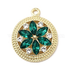 Alloy Rhinestone Pendants&nbsp;FIND-H055-09G