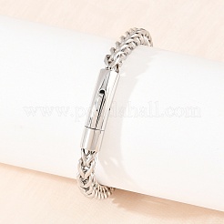 304 Stainless Steel Wheat Chain Bracelets for Women Men&nbsp;BJEW-H643-11P