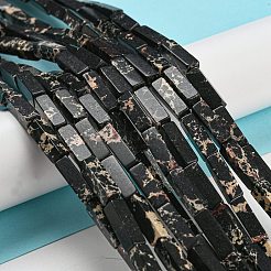 Synthetic Imperial Jasper Dyed Beads Strands&nbsp;G-D077-C01-03