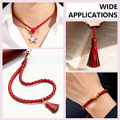 Braided Leather Cord with Core&nbsp;WL-CL0001-24C