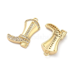 Brass Micro Pave Cubic Zirconia Pendants&nbsp;LS-KK-L260-21G
