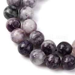 Natural Lepidolite Beads Strands&nbsp;G-G284-A02-8mm