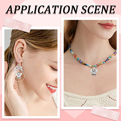 120Pcs Tibetan Style Alloy Pendants&nbsp;FIND-SC0007-44
