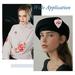 2Pcs Cloth Computerized Embroidery  Sew on Patches&nbsp;PATC-FH0001-39A