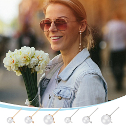 Iron Stud Earring Findings&nbsp;STAS-UN0063-56
