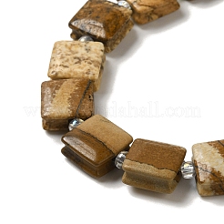 Natural Wood Lace Stone Wooden Jasper Beads Strands&nbsp;G-L596-A04-01
