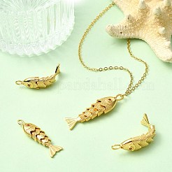 4Pcs 2 Styles Brass Pendants&nbsp;KK-CJ0005-58