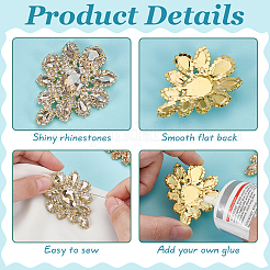 Teardrop Shape Hotfix Rhinestone&nbsp;DIY-FG0010-13A