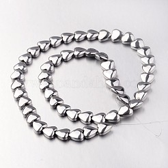 Electroplate Non-magnetic Synthetic Hematite Bead Strands&nbsp;X-G-F300-22B-01