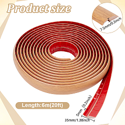 Self-adhesion PVC Edge Guard Strips&nbsp;DIY-WH0591-569A