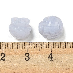 Natural Blue Lace Agate Carved Beads&nbsp;G-NH0001-10A