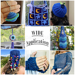 5 Bundles 5 Colors Acrylic Fiber Yarn&nbsp;OCOR-TA0003-22