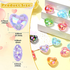 UV Plating Acrylic Beads&nbsp;OACR-CJC0009-07
